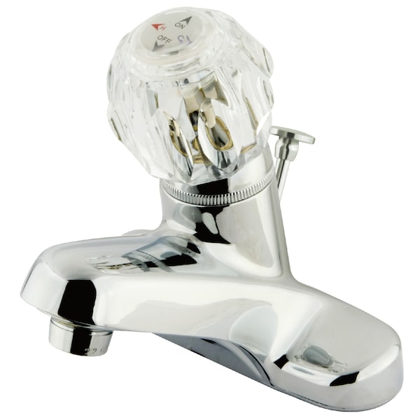 4" Centerset Bathroom Faucet, Chrome